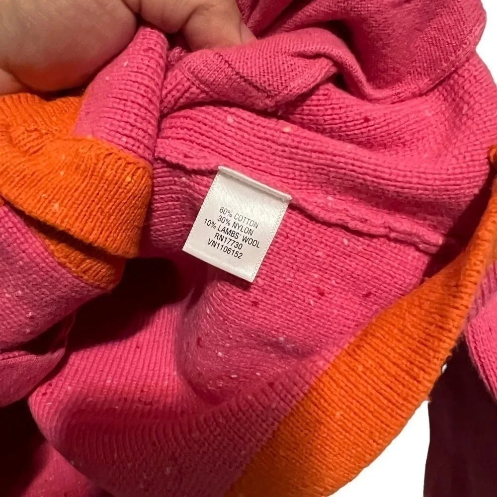 Isaac Mizrahi Pink cardigan wool blend girl sweater